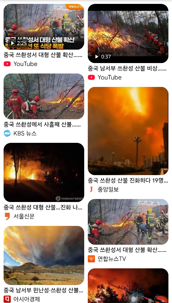 [정보/소식] 최근 산불로 난리라는 한국 옆나라들 상태.jpg | 인스티즈