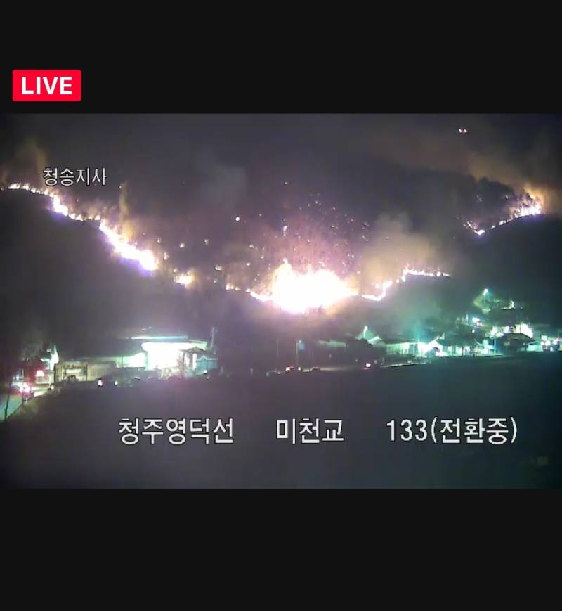[잡담] 불이 마을까지 내려오는것 봐...ㅠㅠ | 인스티즈
