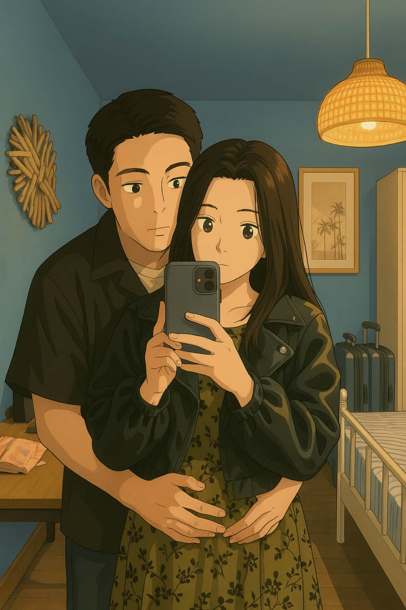 [잡담] 와 남편이랑 찍은 사진 챗지피티한테 지브리 스타일로 해달라고 하니까 | 인스티즈