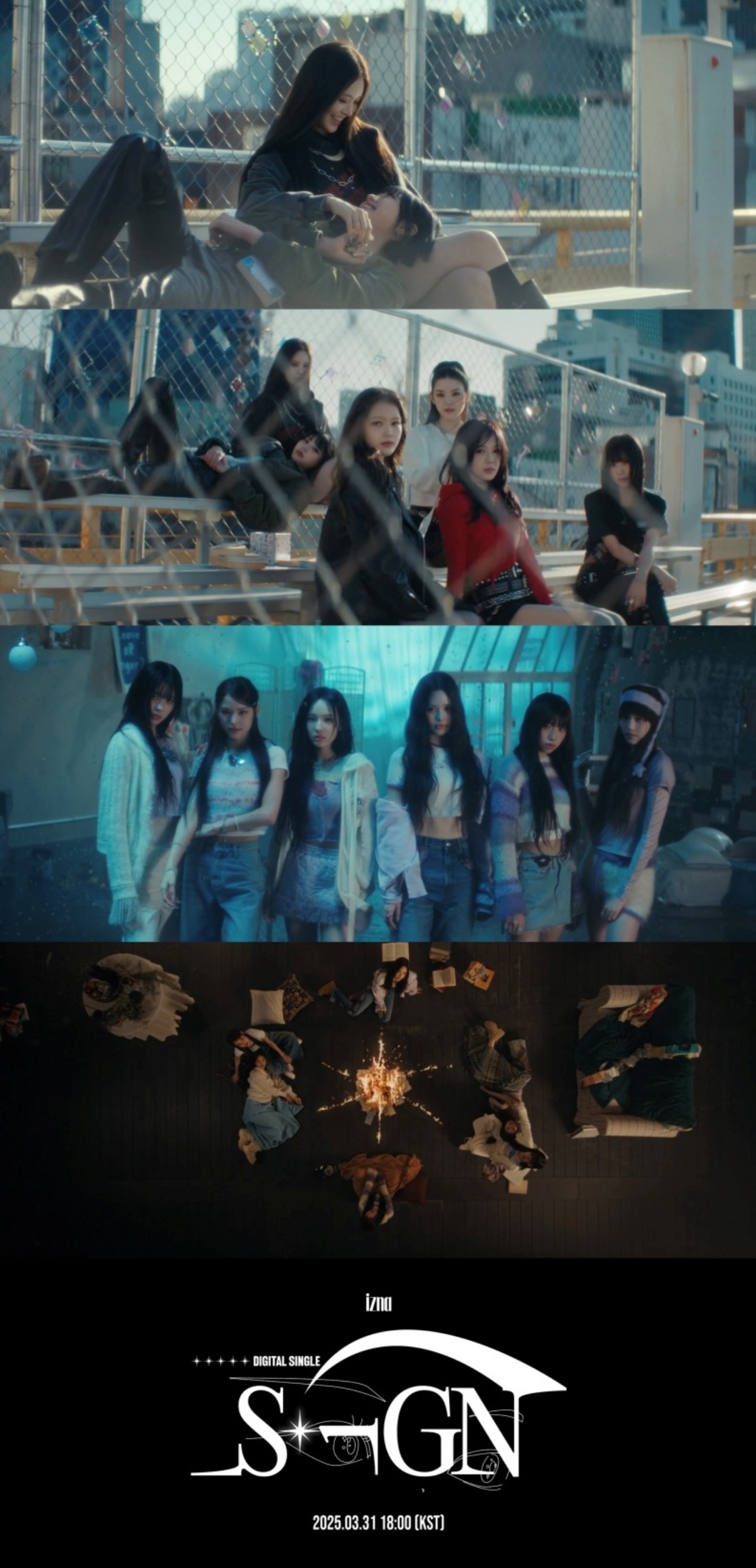 [정보/소식] izna(이즈나), 시크→러블리 매력 넘나드는 'SIGN' 뮤직비디오 티저 공개 | 인스티즈