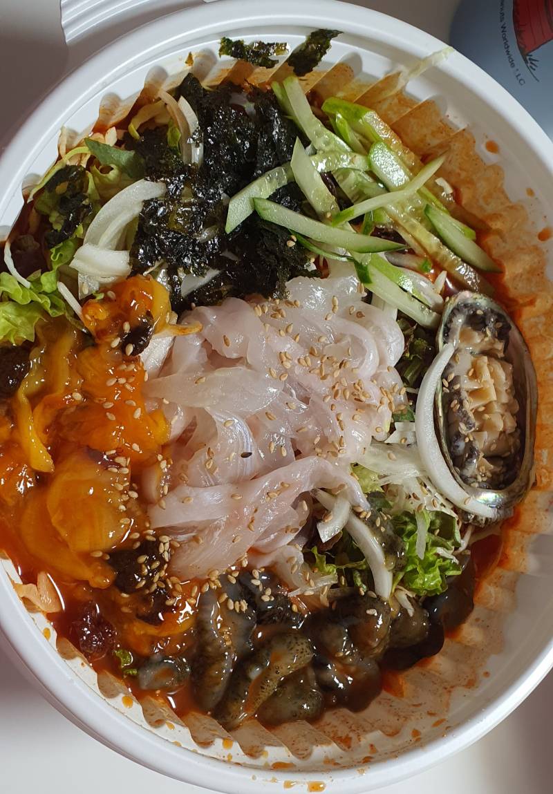 [잡담] 이 시간에 물회 먹기,,, 좋네 시원해 | 인스티즈