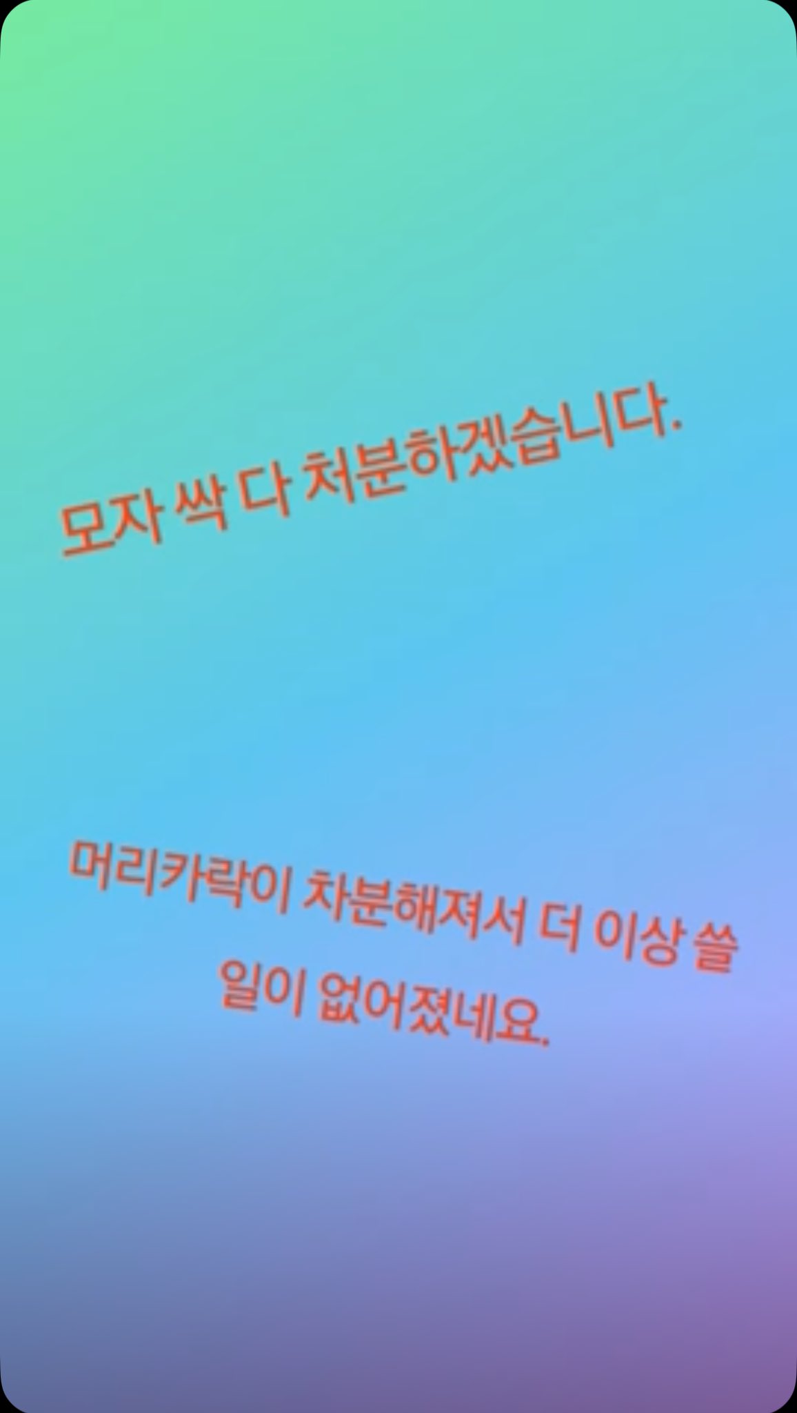 [잡담] 소희 모자 다 처분하려면 | 인스티즈