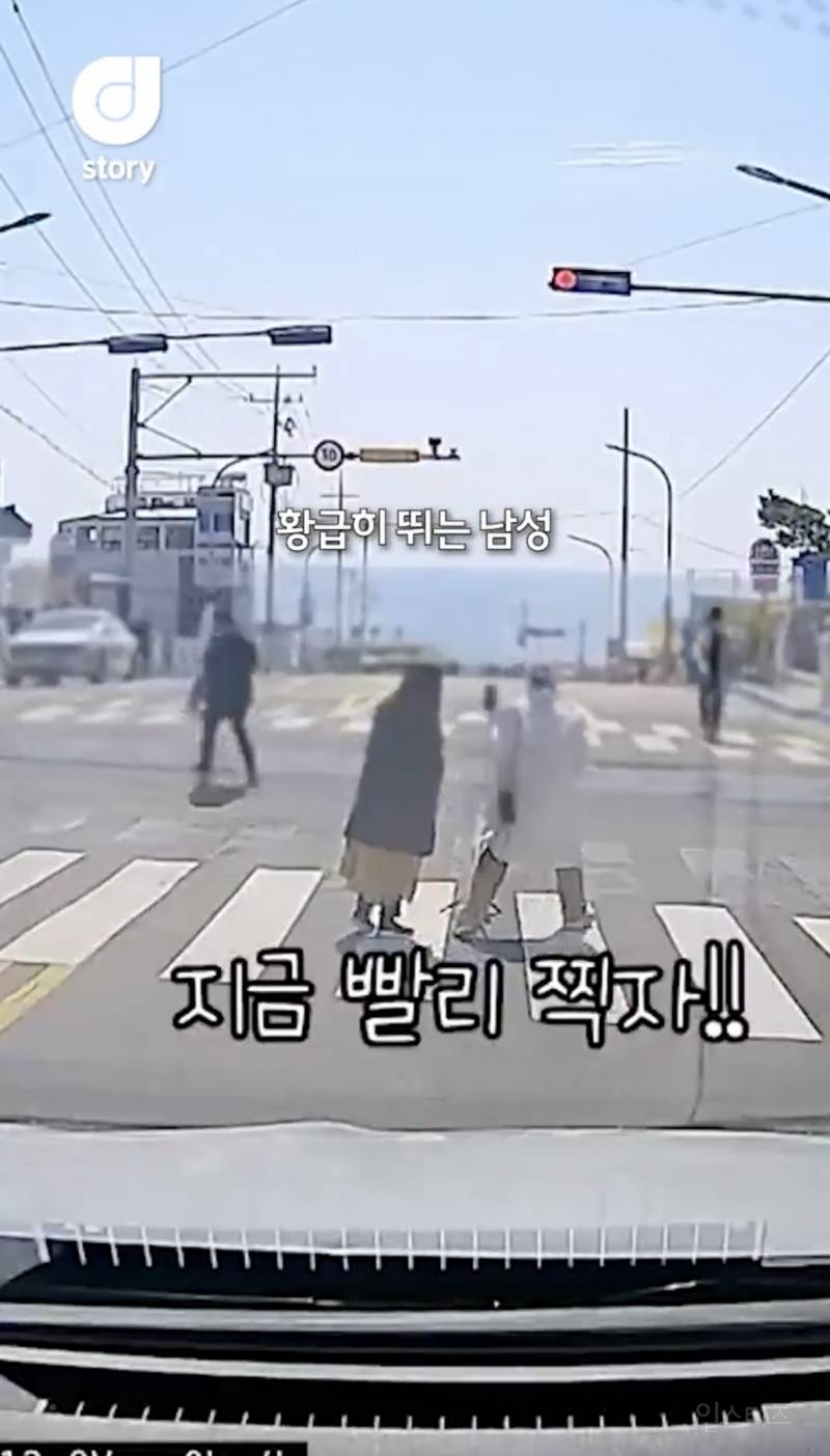 현재 논란중인 차량신호 무시하고 사진찍는 커플 ㄷㄷㄷㄷ | 인스티즈