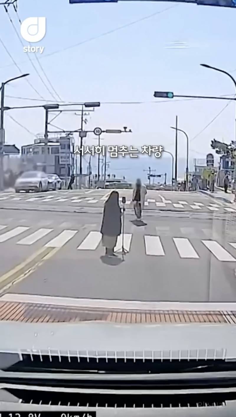 현재 논란중인 차량신호 무시하고 사진찍는 커플 ㄷㄷㄷㄷ | 인스티즈