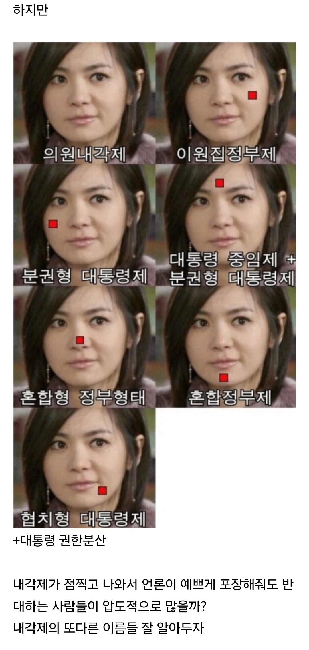 [잡담] 근데 "내각제” 단어 언급만 안하고 슬쩍 시도할지도 모름 | 인스티즈