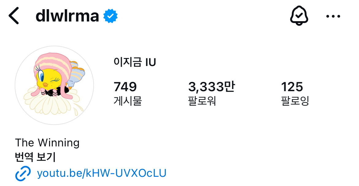 [잡담] 아이유 인스타 3333만 됐네 | 인스티즈