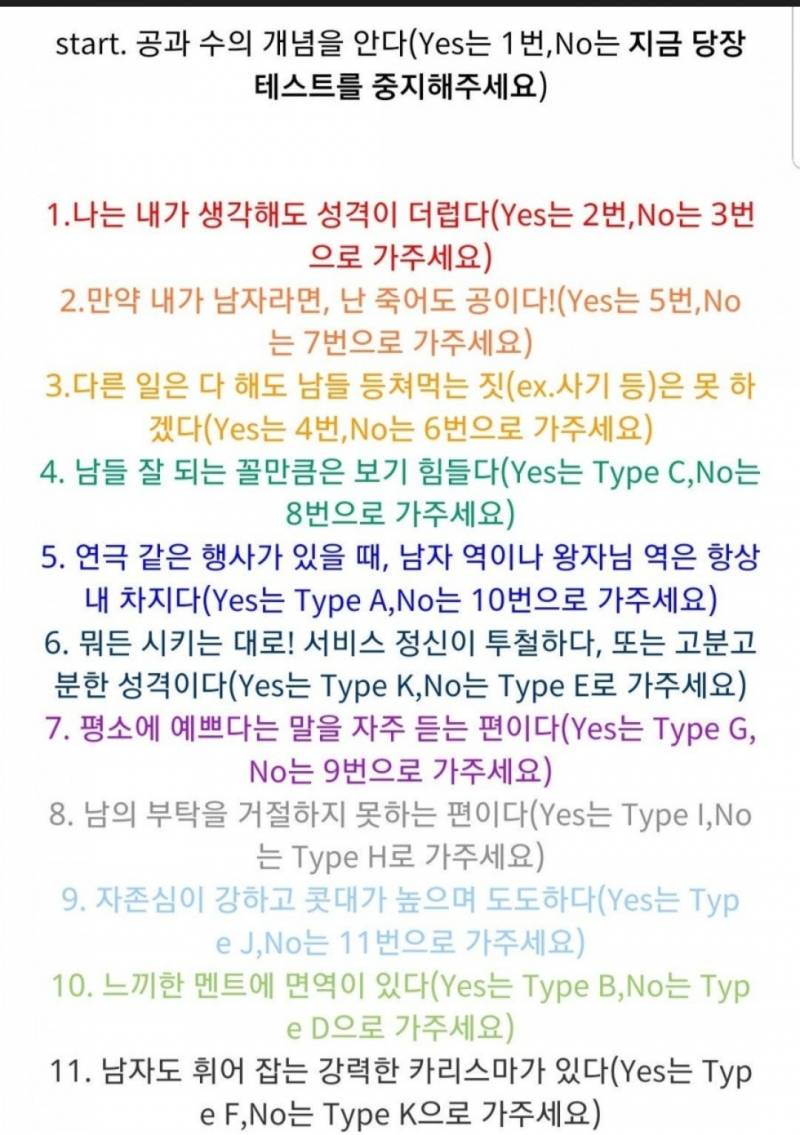 [잡담] 공수테스트 너네 뭐 나와? | 인스티즈