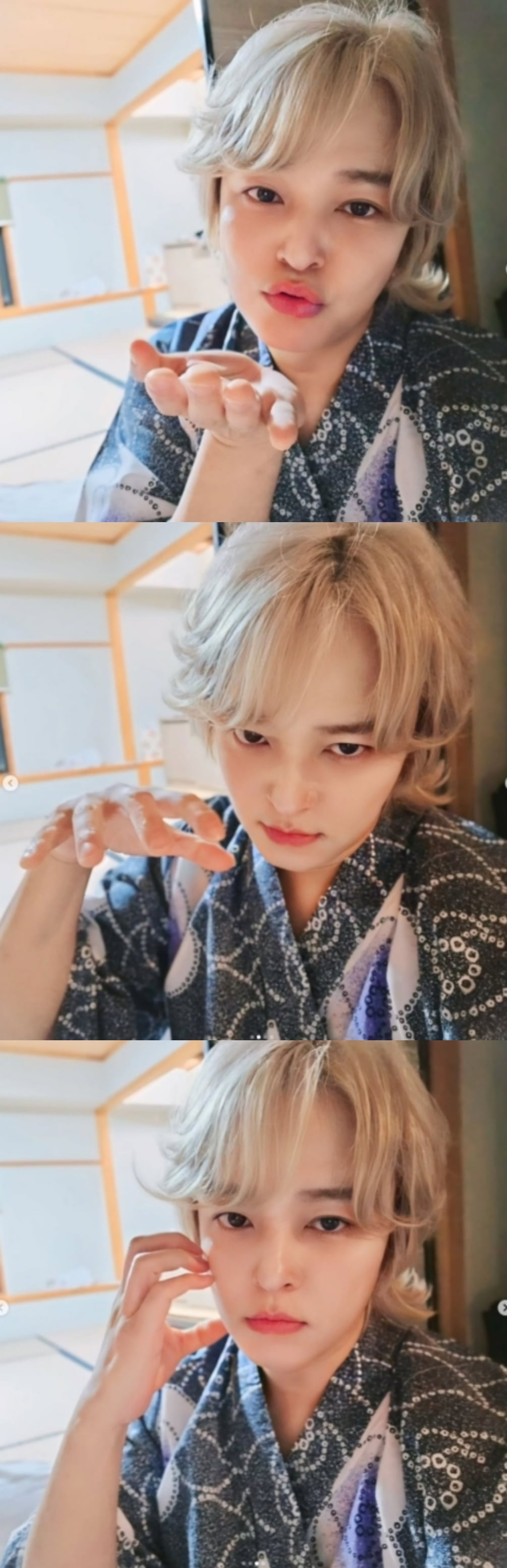 [잡담] '음주운전 2번' UN 김정훈, 日서 '45세 은발 아이돌' 다 됐네.."so sexy" | 인스티즈