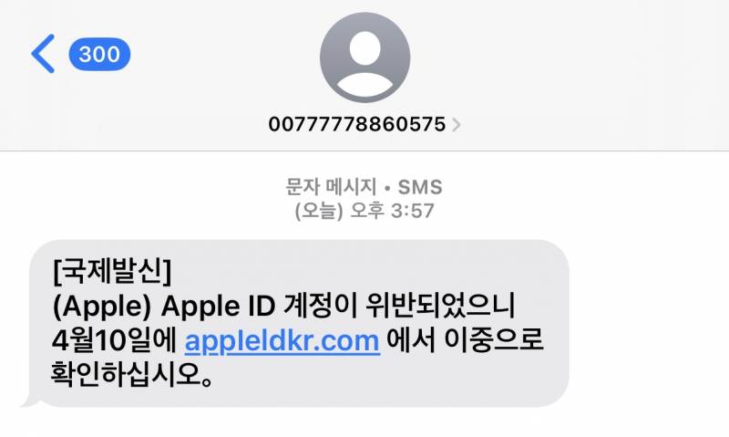 [잡담] 애플 문자 사기지 ?? | 인스티즈