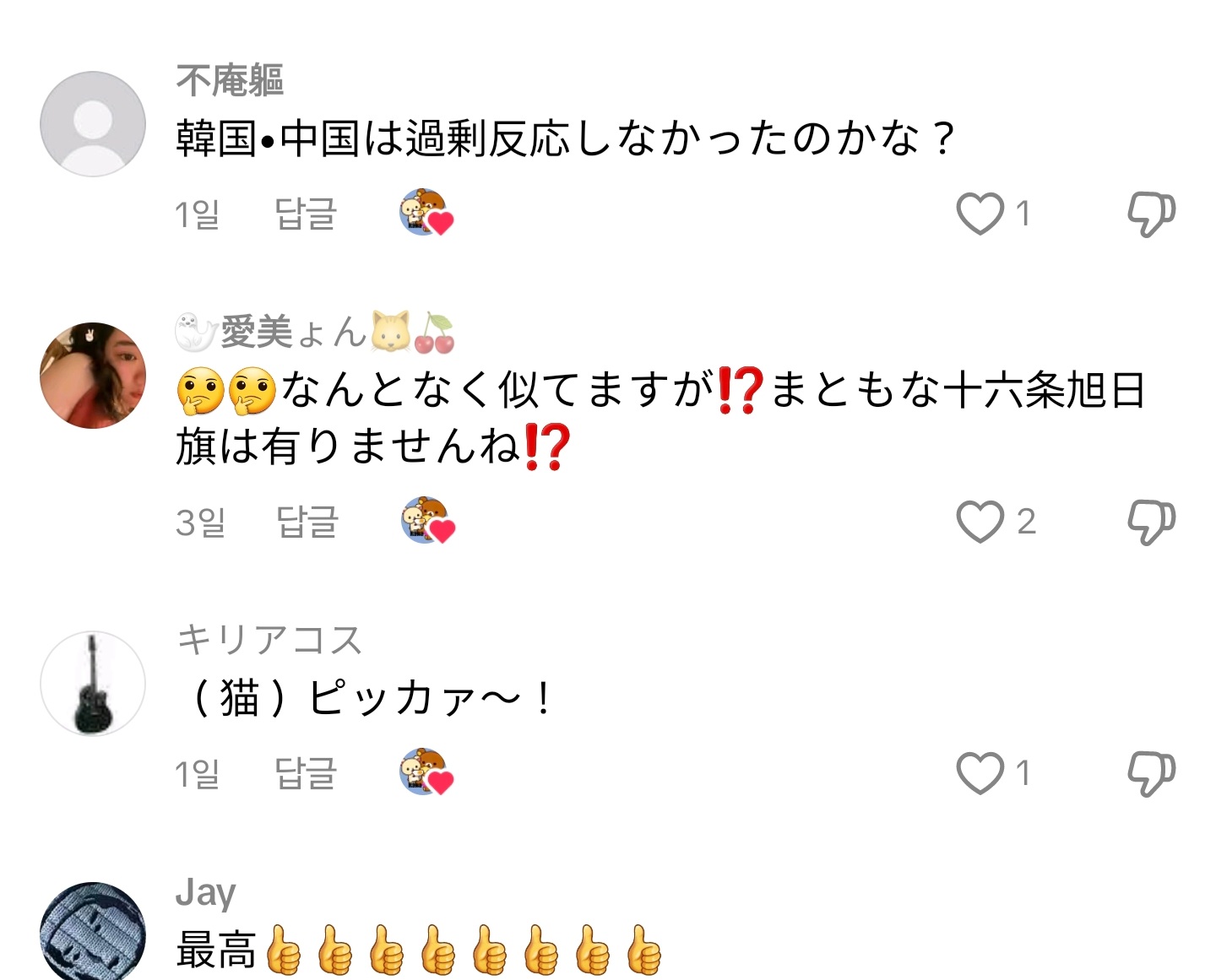 [잡담] 일본에서 ai로 만든거 같은데 한국과 중국에서 패션쇼하면 좋겠다고(욱일기) | 인스티즈