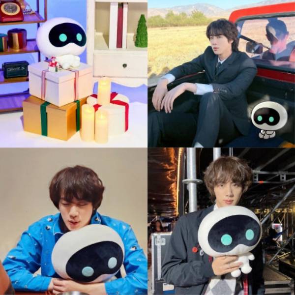 어제 콜드플레이 공계에 무뜬금으로 올라온 방탄 진이 만든 캐릭터.jpg | 인스티즈