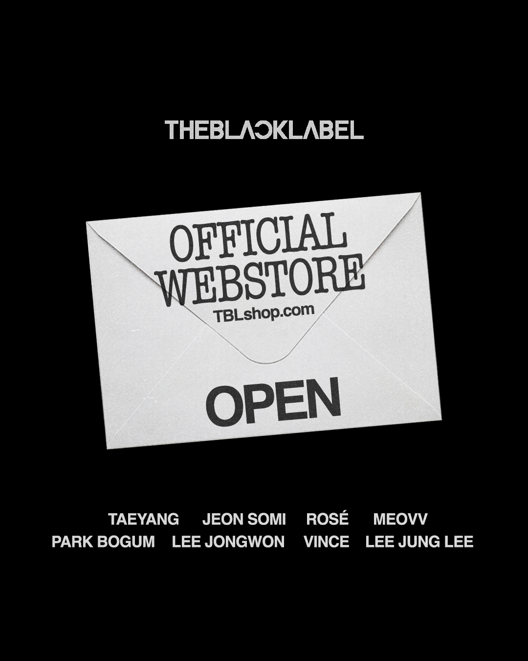 [정보/소식] THEBLACKLABEL OFFICIAL WEB STORE OPEN | 인스티즈