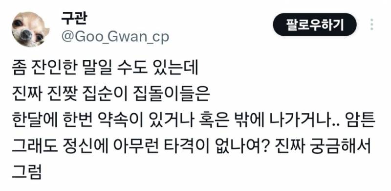 현재 서로 충격받고있는 집순이 정신건강.JPG | 인스티즈