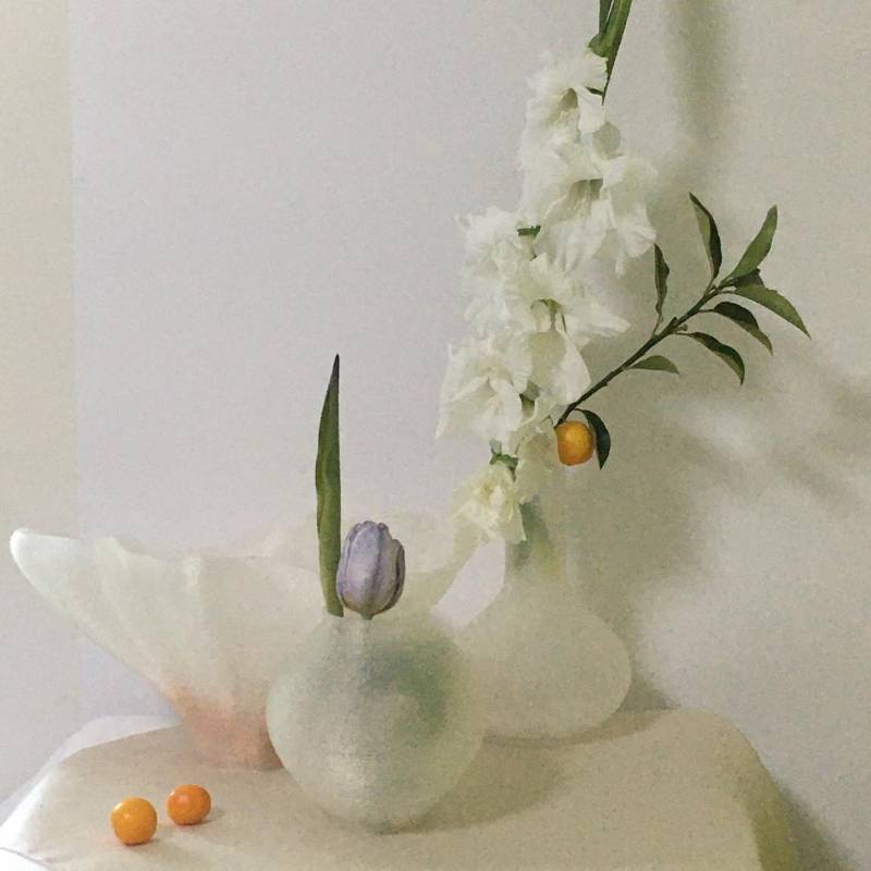 [잡담] 나 예전에 대학사진 과제로 꽃꽂이 한 거 | 인스티즈