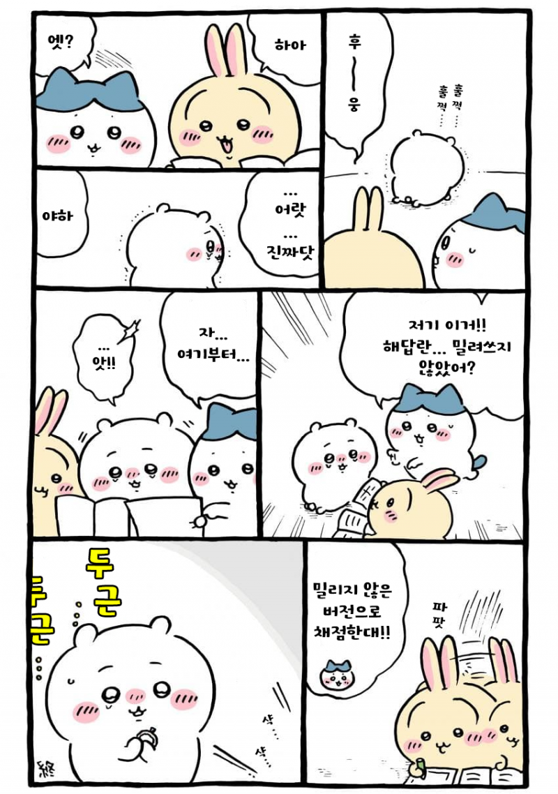 [잡담] 햄찌 모의고사 밀려 썼네!! | 인스티즈