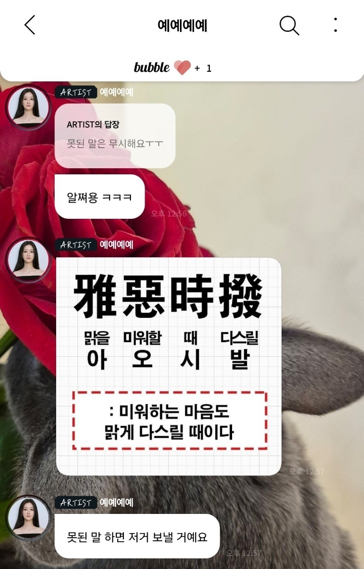 [잡담] 서예지 버블 개웃기네 ㅋㅋㅋㅋ | 인스티즈