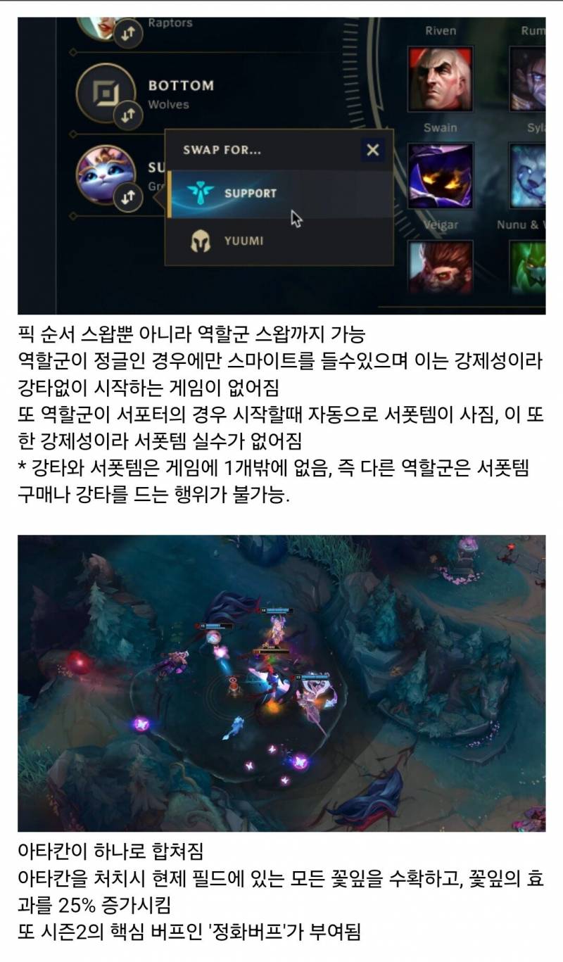 [잡담] 롤 시즌2 변경좀 나왔는데 서폿 신규챔 유나라도 나온대 | 인스티즈