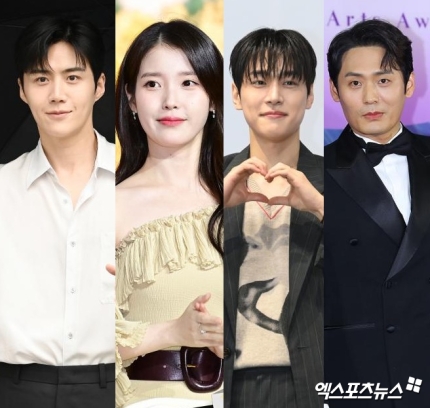 [정보/소식] '폭싹즈' 다 모였다…아이유·김선호·학씨·은명이, 관식이 응원했다 | 인스티즈