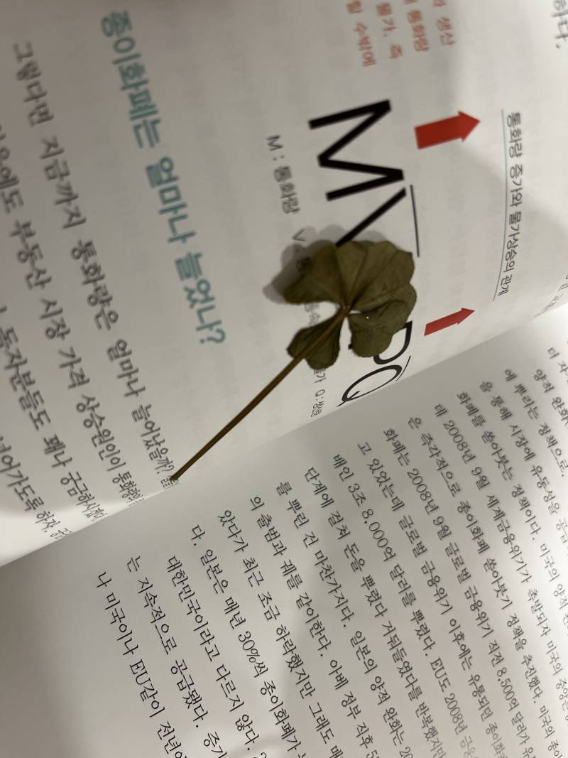 [잡담] 책 읽다가 네잎클로버🍀 발견🥳😘 | 인스티즈