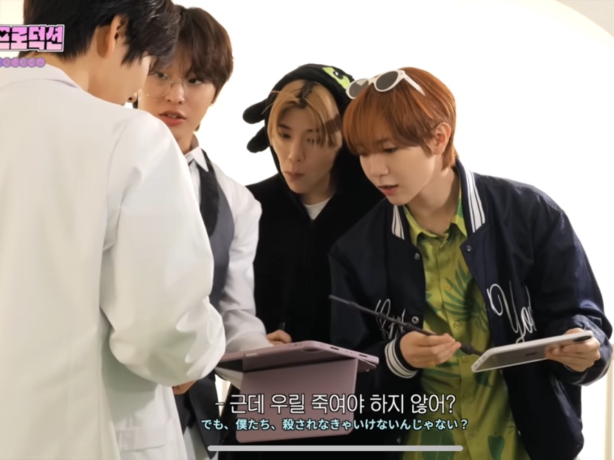 [잡담] 위시 프로덕션 '순정애니 액션물' 촬영장 Behind the Scenes | 인스티즈