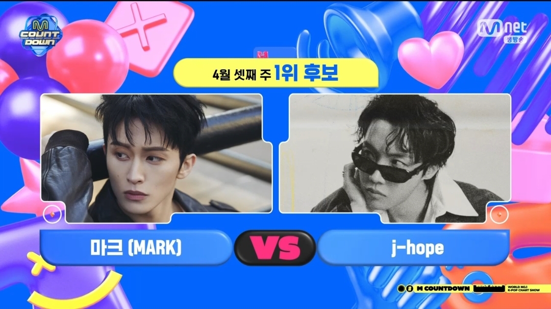 [잡담] 엠카 4월 셋째주 1위후보 마크 제이홉 | 인스티즈