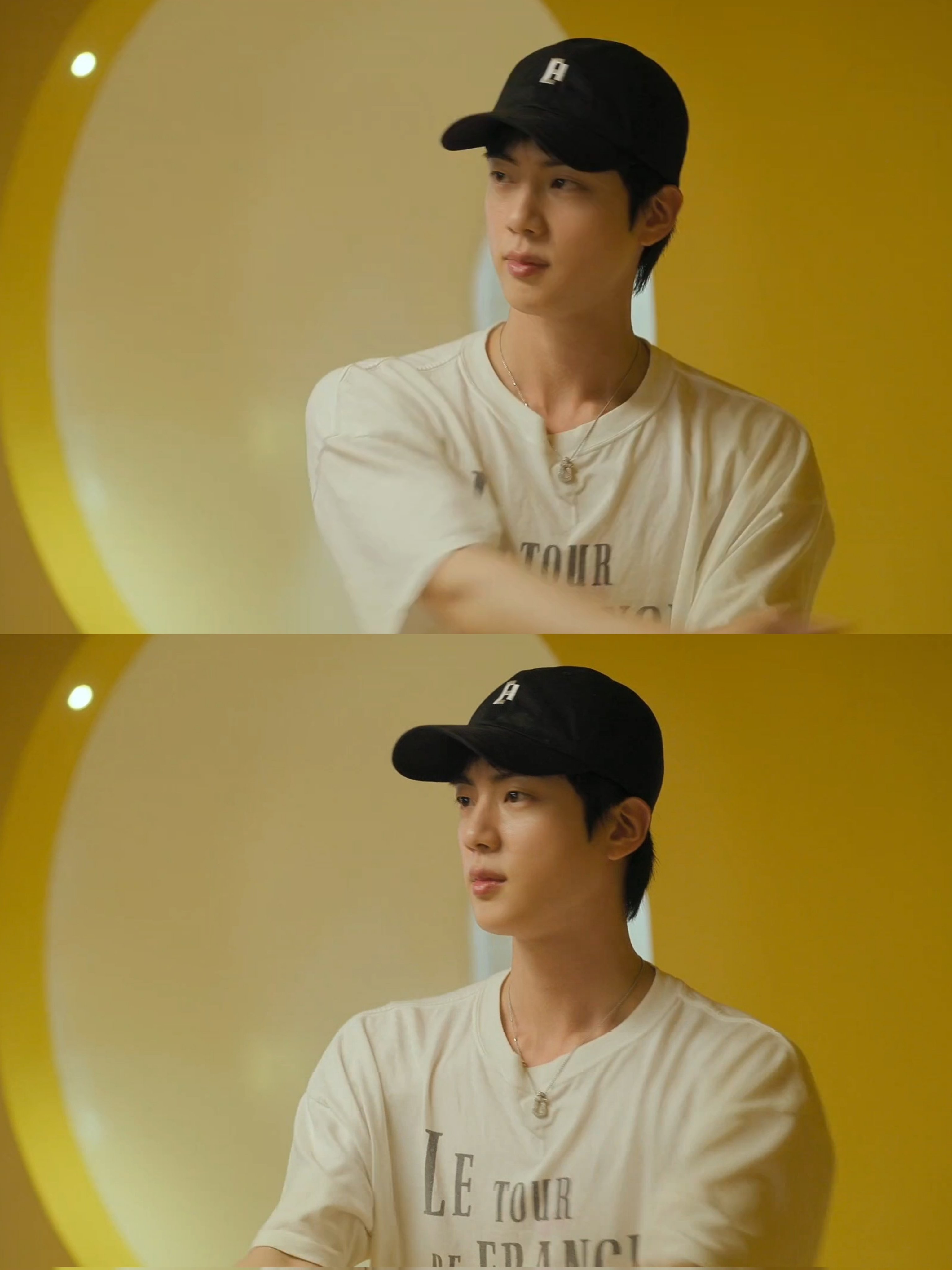 [잡담] 방탄 진 얼굴 진짜 작고 목 진짜 길고 어깨 진짜 넓어 | 인스티즈