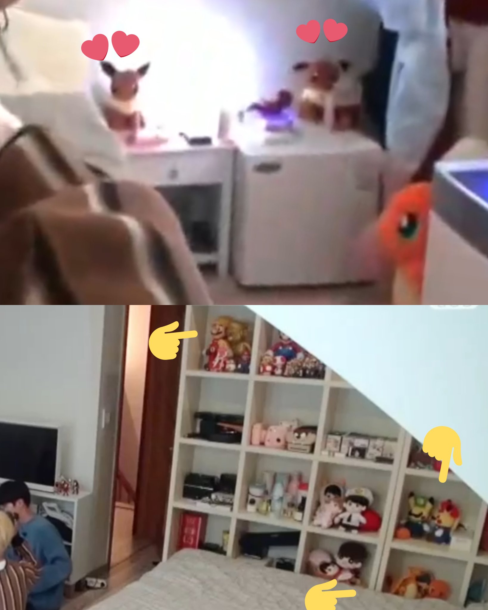 [잡담] 방탄 진 자기가 만든 캐릭터 인형만 들고다녔던건 아님ㅋ | 인스티즈