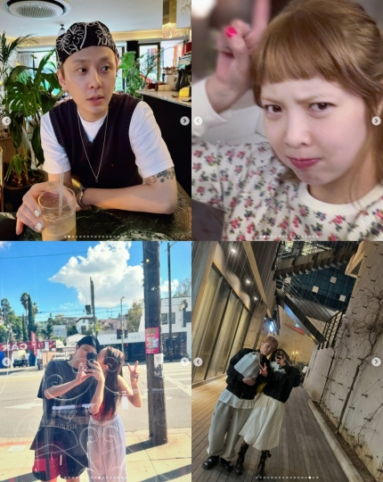 [정보/소식] 현아, ❤️용준형 길거리 흡연→뽀뽀 근황..결혼 후 과감해진 신혼 부부 [스타이슈] | 인스티즈