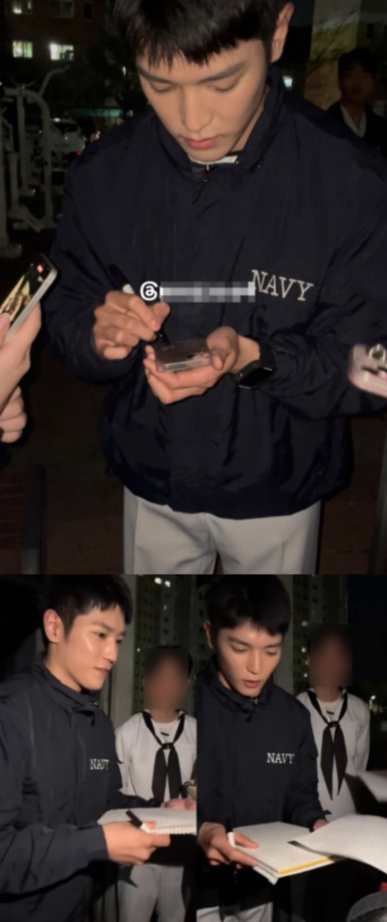 [잡담] NCT 태용, 미담 또 떴다•••"싸인 다 해주고 어린애들까지 챙겨줘" 군 복무 中 근황 포착 | 인스티즈