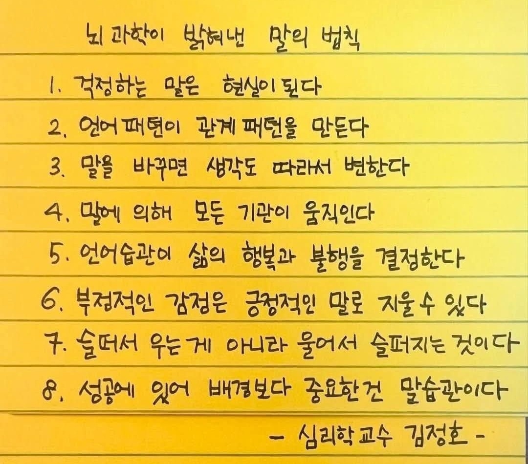 [잡담] 뇌 과학이 밝혀낸 말의 법칙 | 인스티즈
