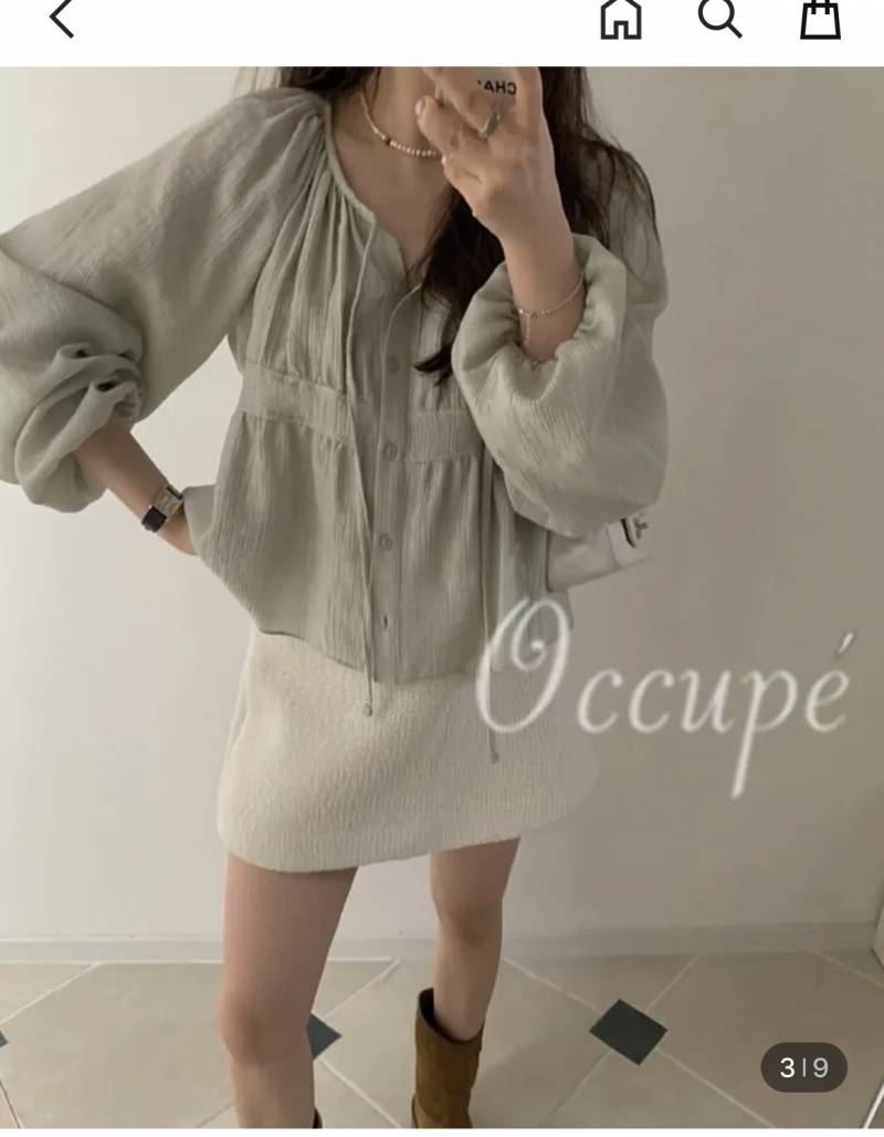 [잡담] 이 블라우스 하객룩 가능할까? 너무 후줄근한가?ㅜ | 인스티즈