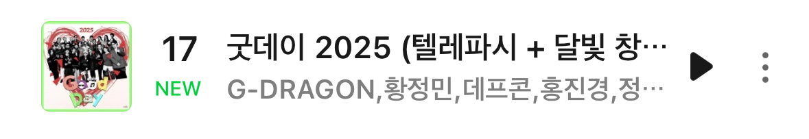 [정보/소식] 지디 굿데이 멜론 탑백 진입 순위 | 인스티즈