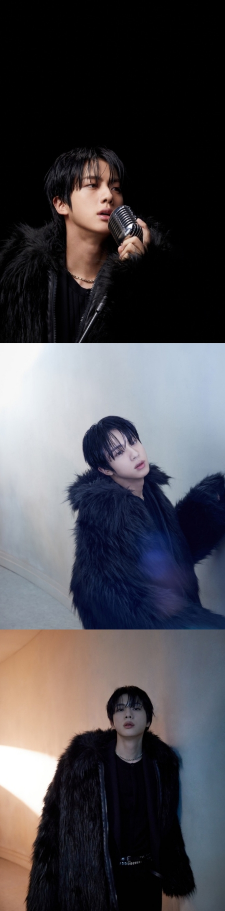 [정보/소식] BTS 진, 관능적인 록스타 면모•••올블랙에 치명적 눈빛 | 인스티즈