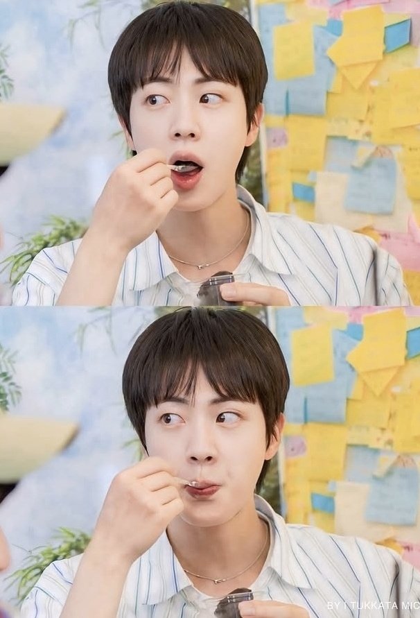 [잡담] 방탄 진 아이스크림 먹는거 봐 | 인스티즈
