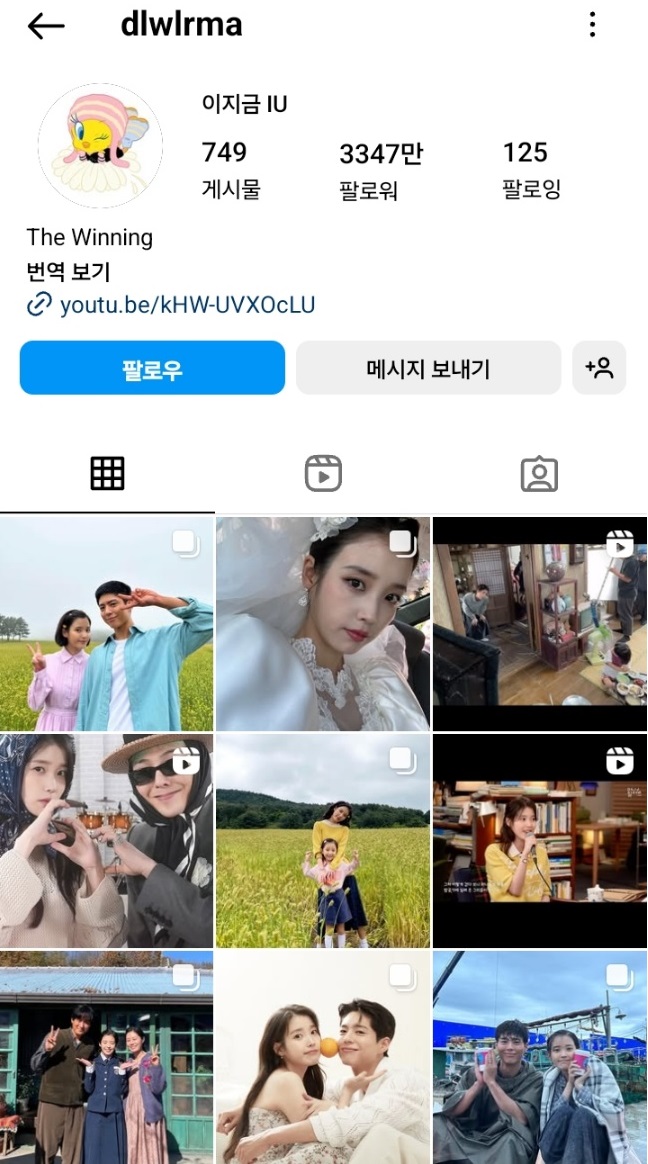 [마플] 백상 후보들 인스타 순위 | 인스티즈