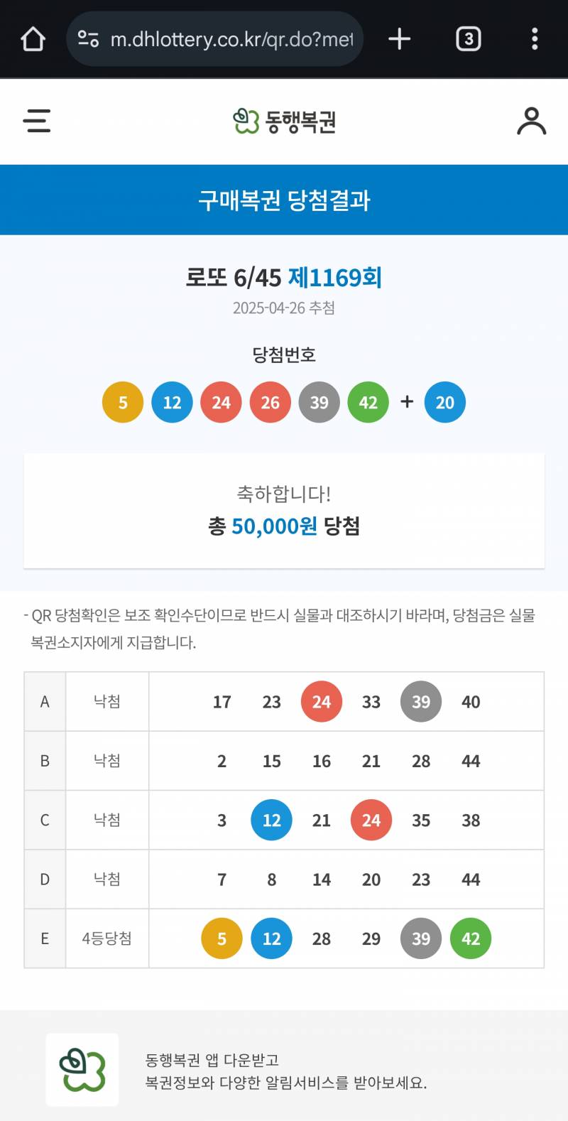 [잡담] 와!!! 로또 4등이야!!! | 인스티즈