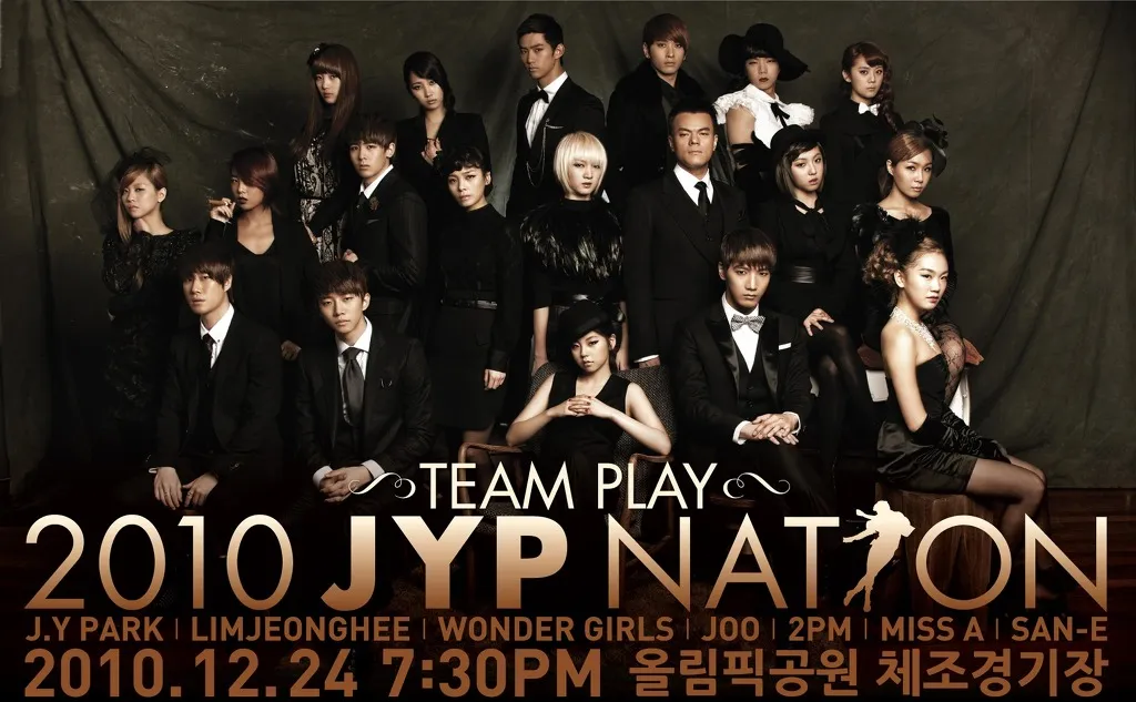 [잡담] JYP Nation 공식 단체 사진이 11년전, 콘서트가 9년전이래.. | 인스티즈