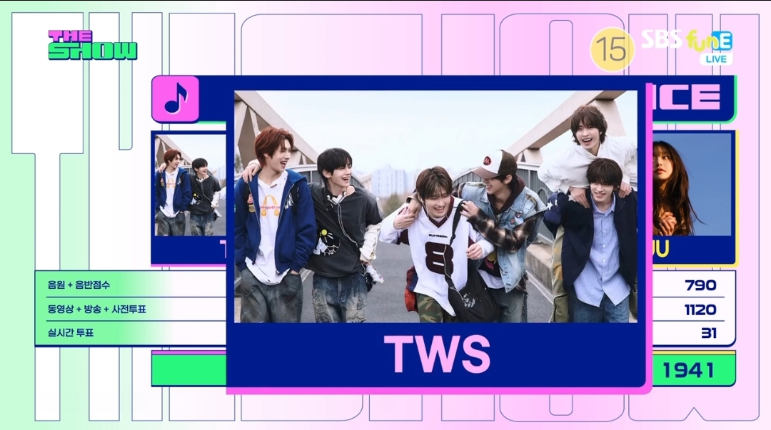 [잡담] 더쇼 4월 마지막주 1위 투어스 | 인스티즈