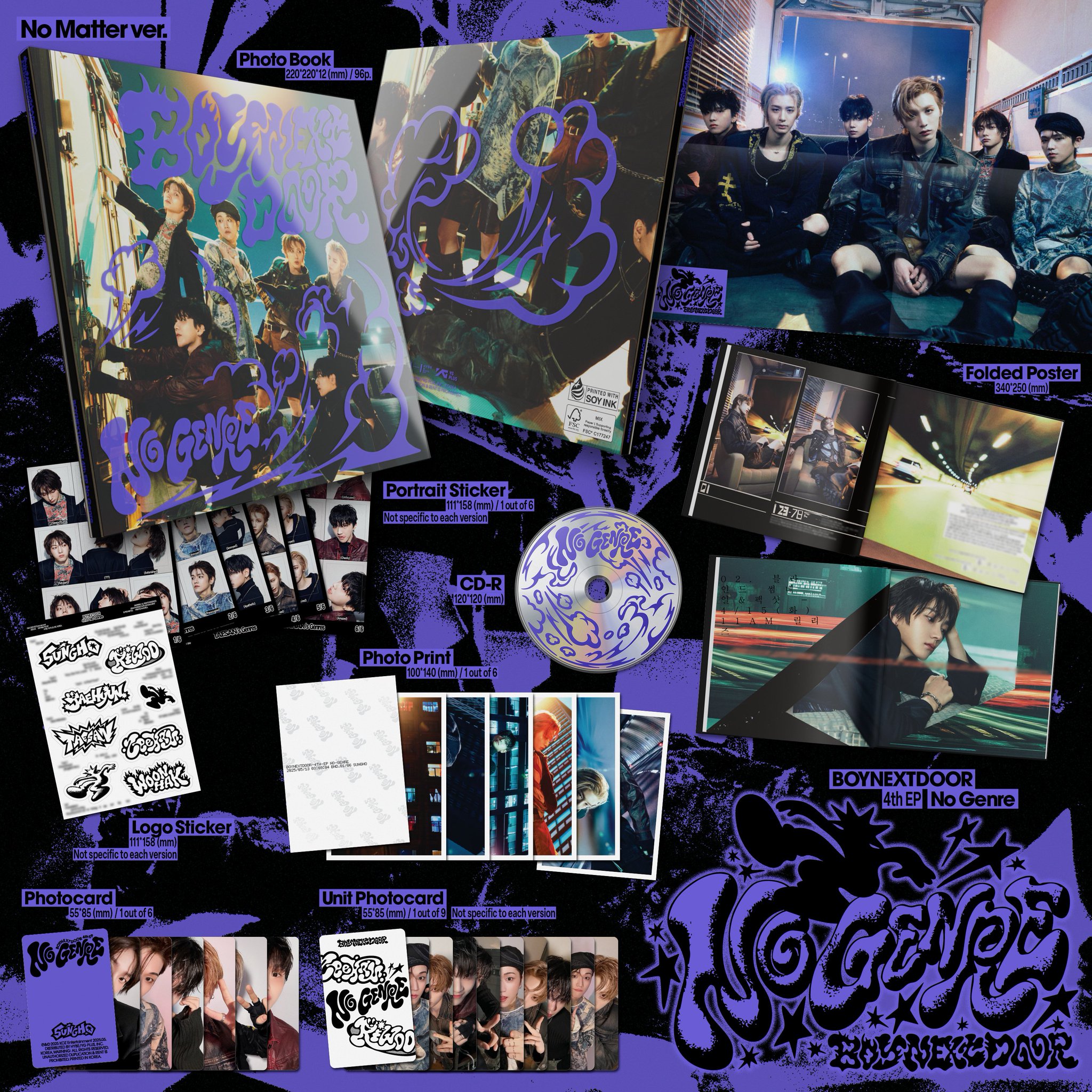 [정보/소식] 보넥도 4th EP [No Genre] 앨범 상세컷 | 인스티즈
