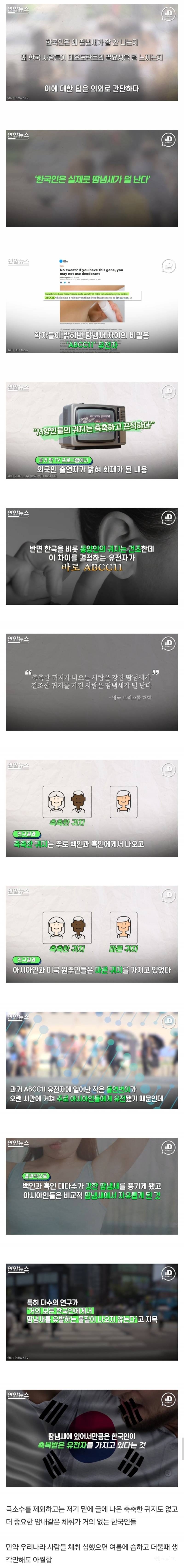 축복받은 유전자를 가지고 있는 한국인 | 인스티즈