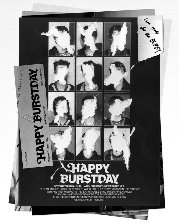 [정보/소식] 세븐틴 'HAPPY BURSTDAY' 첫 콘셉트 포토·필름...'NEW ESCAPE' | 인스티즈