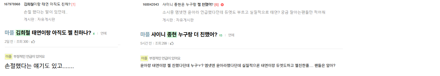 [잡담] 이거 같은 사람이 쓴거 아냐? | 인스티즈