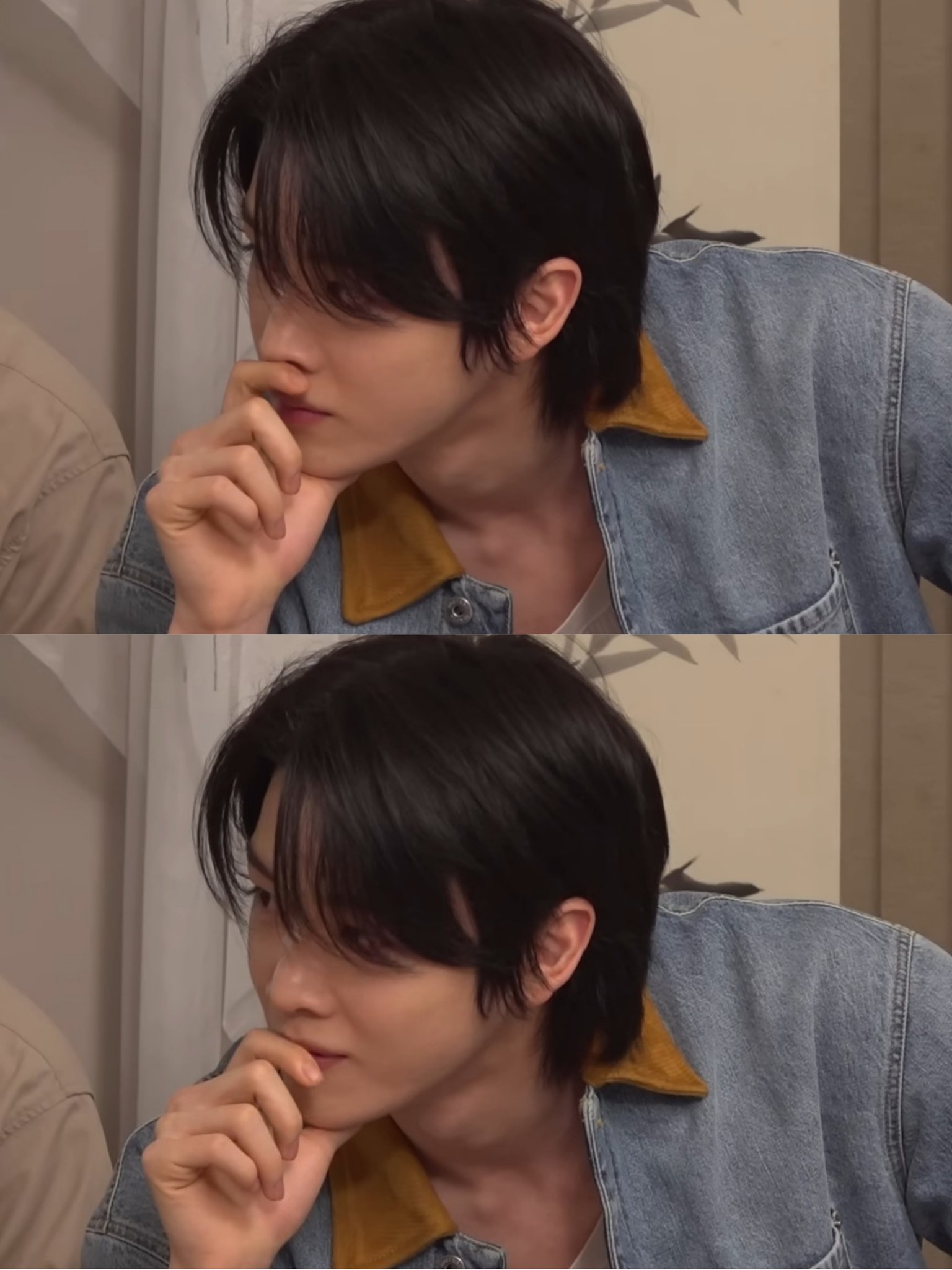 [잡담] 성찬이 오늘 흑장발 생머 너무 이뻣다,,, | 인스티즈