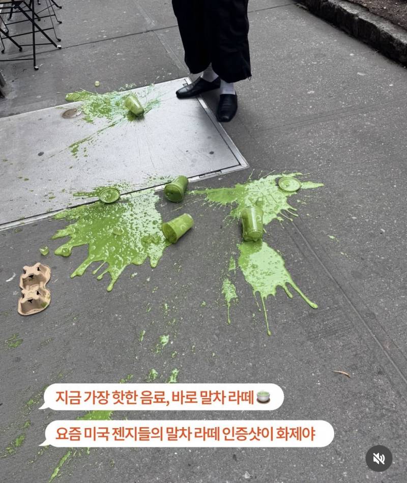 [잡담] 해외는 말차라떼 버리기?이게 유행이래.... | 인스티즈