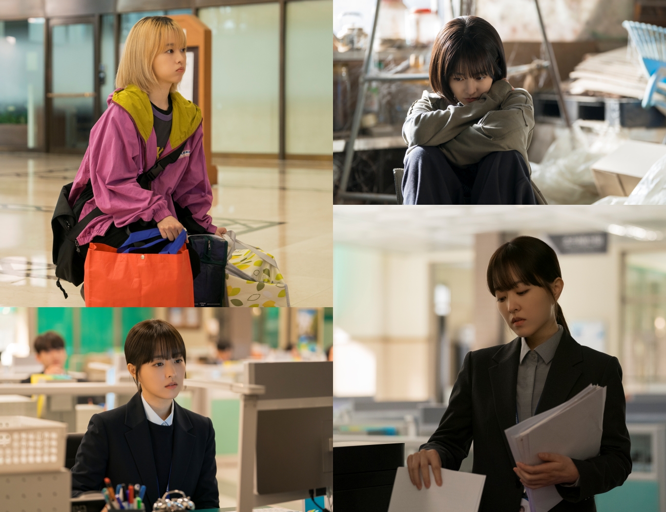 [정보/소식] 노란 머리 박보영…'미지의 서울' 1인 4역 비주얼 보니 | 인스티즈