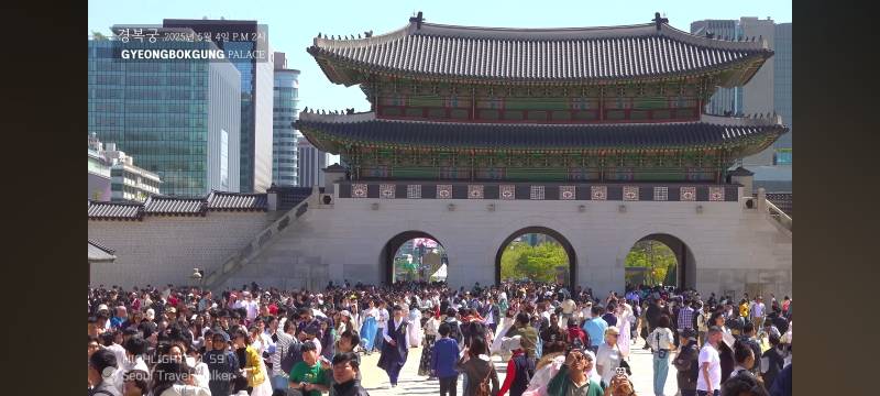 [잡담] 요즘 경복궁에 관광객이 이정도로 많아?ㄷㄷ | 인스티즈