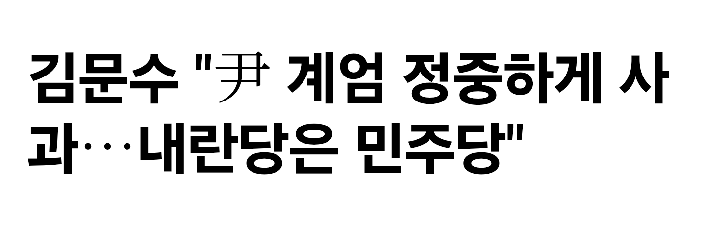 [정보/소식] 속보) 김문수 "우리 당, 내란당 아냐...내란 당은 민주당" | 인스티즈