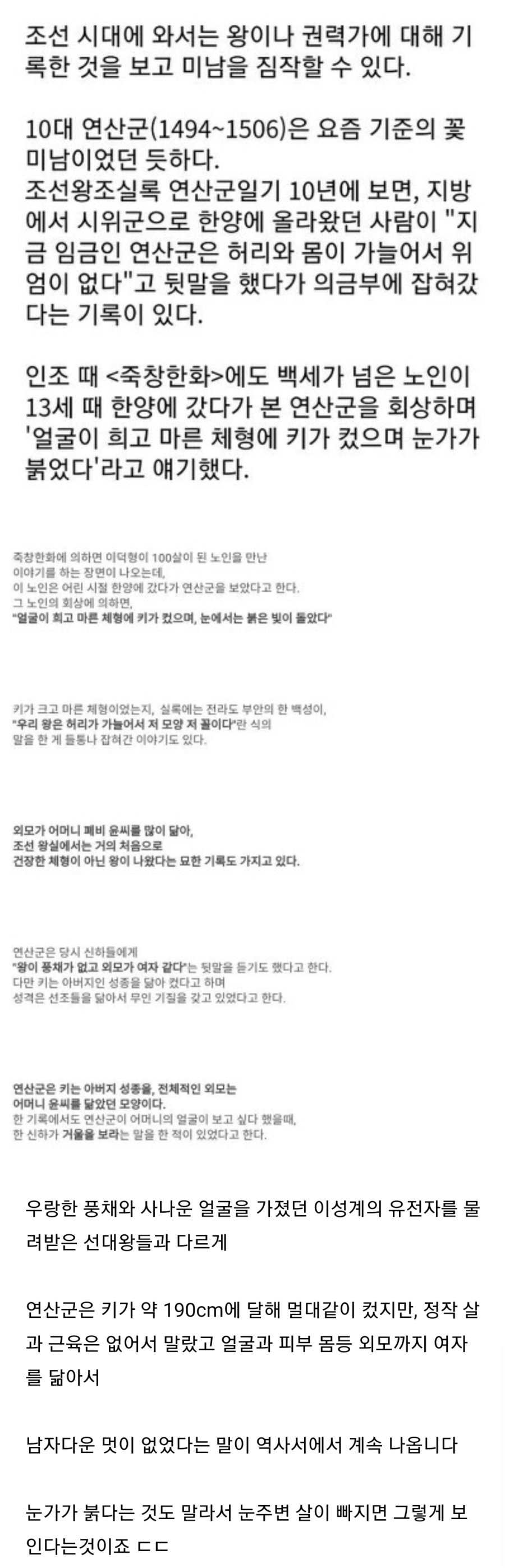 [마플] 조선시대 연산군이 딱 라이즈 원빈 닮았을듯 | 인스티즈