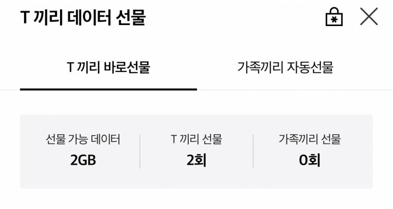 SKT 데이터 2기가 있어요! 1기가 2000원 2기가 3800원 | 인스티즈