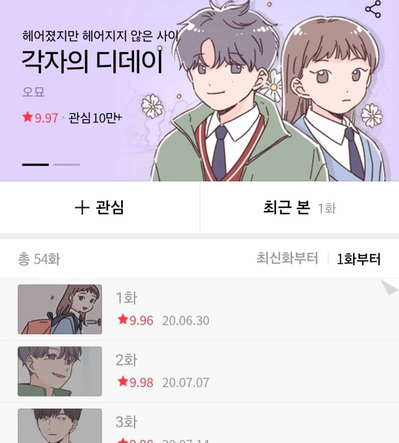 [잡담] 가볍게 보기 좋은 네웹 로맨스웹툰(완결작) | 인스티즈